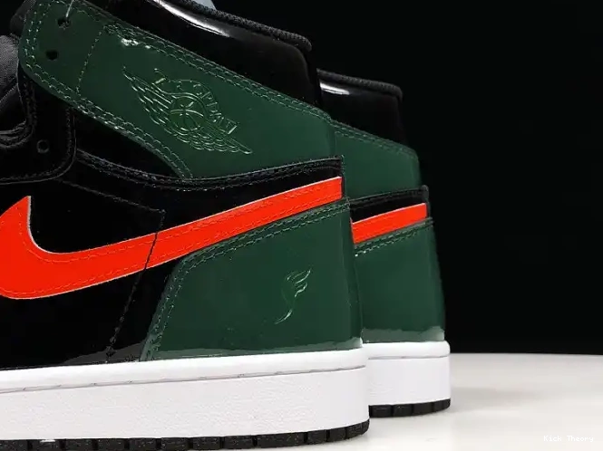 Kicktheory High Black 1 SoleFly OG Team Air Orange-Fir Retro Jordan x AV3905-038 0625